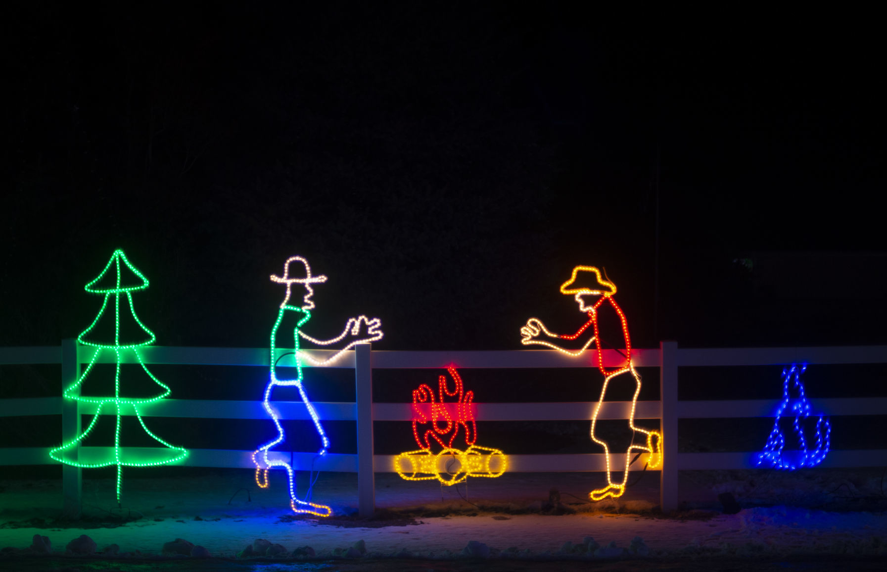 Holiday light displays